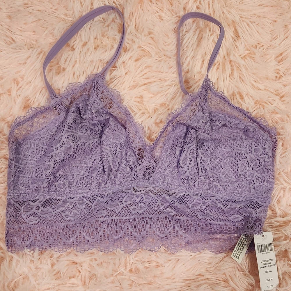 Lavender Lace Bralette